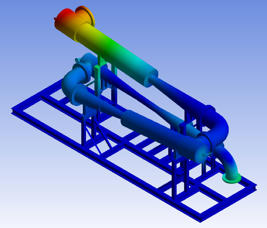 Ejector Package Nozzle Load Analysis (Deformation)
